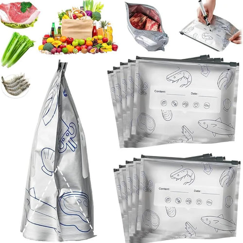 10 pcs Aluminum Foil Zip Lock Bag