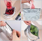 30 pcs Aluminum Foil Zip Lock Bag