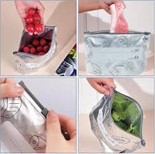 30 pcs Aluminum Foil Zip Lock Bag