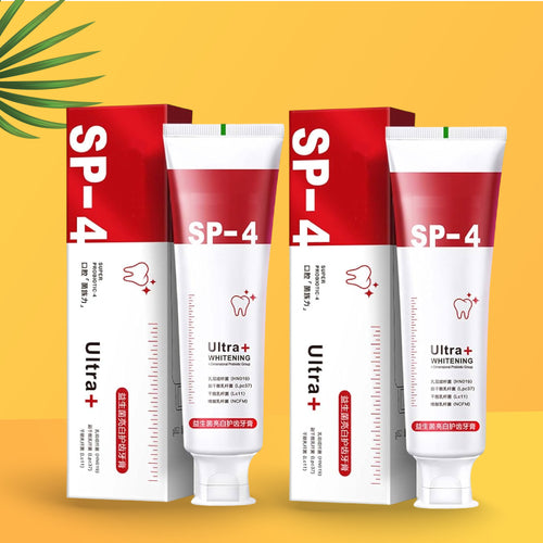 SP 4 Probiotic Whitening Stain Removal Toothpaste 2pc